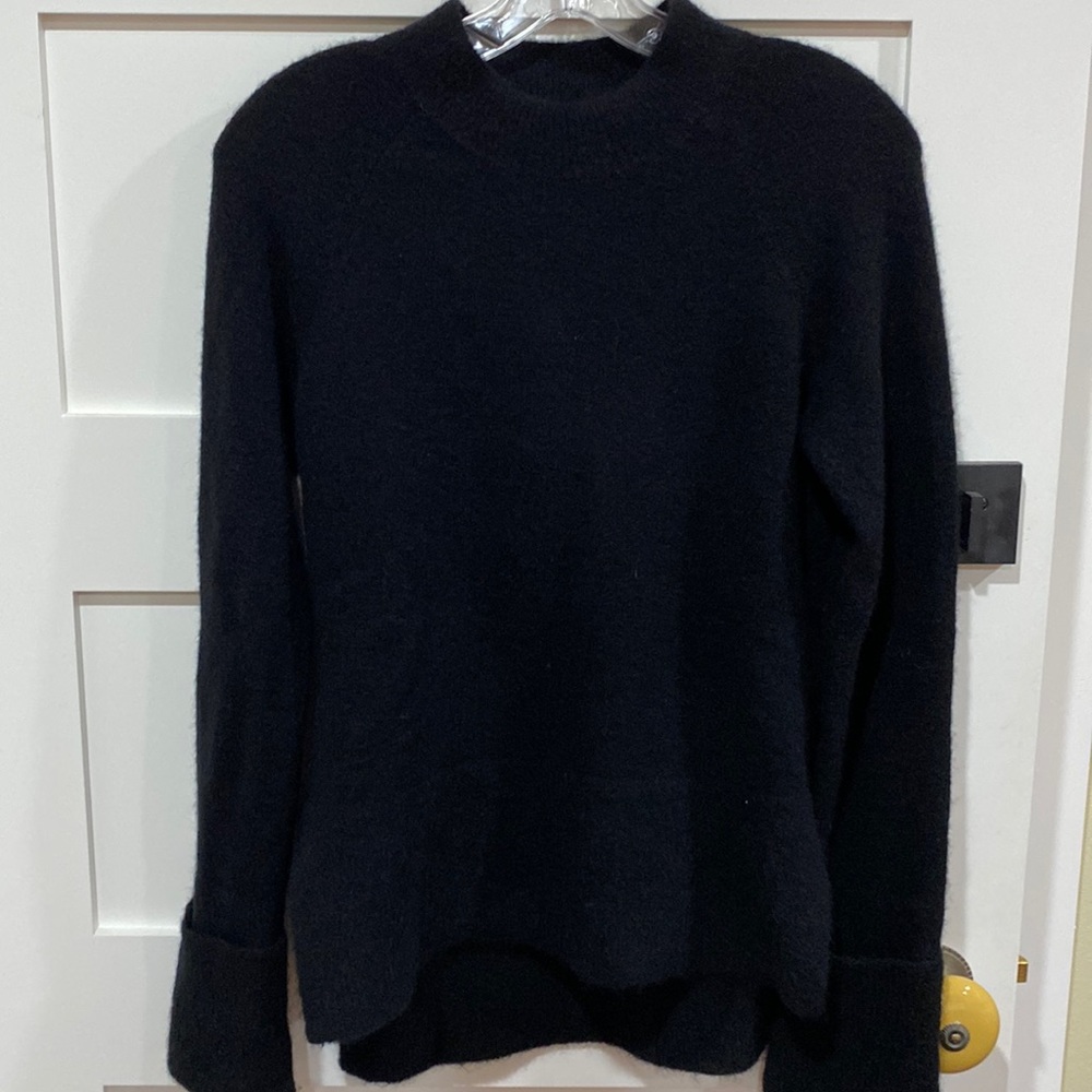 3.1 Phillip Lim black alpaca sweater, XS